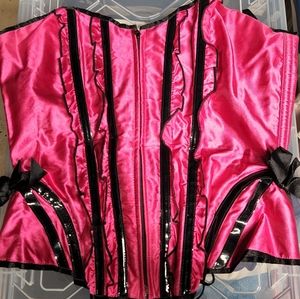 Leg Avenue Pink Burlesque Corset, Size L